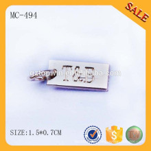 MC494 bijouterie gravée sur mesure tag pendentif pour bracelet, bijoux en métal par guangzhou made